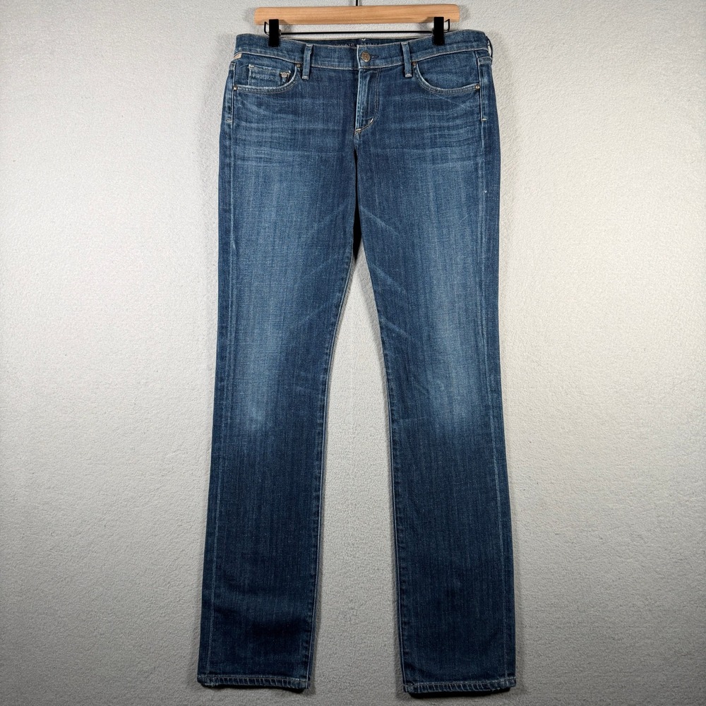 Citizens of Humanity Ava Low Rise Straight Leg Jeans Medium Wash 1278D-827 34x33